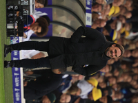 Daniel Farke, Leeds United manager, during the Sky Bet Championship match between Leeds United and Queens Park Rangers at Elland Road in Lee...