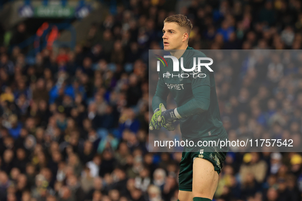 Paul Nardi (QPR) participates in the Sky Bet Championship match between Leeds United and Queens Park Rangers at Elland Road in Leeds, Englan...