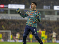 Max O'Leary of Bristol City celebrates going 2-0 up during the Sky Bet Championship match between Norwich City and Bristol City at Carrow Ro...