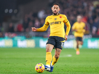 During the Premier League match between Wolverhampton Wanderers and Southampton at Molineux in Wolverhampton, England, on November 9, 2024....