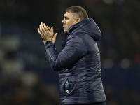 Stockport County F.C. manager Dave Challinor applauds at full time during the Sky Bet League 1 match between Stockport County and Bolton Wan...