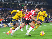 Mateus Fernandes of Southampton is on the ball during the Premier League match between Wolverhampton Wanderers and Southampton at Molineux i...