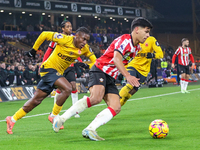 Mateus Fernandes of Southampton is on the ball during the Premier League match between Wolverhampton Wanderers and Southampton at Molineux i...