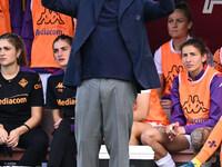 Sebastian De La Fuente coaches A.C.F. Fiorentina during the 9th day of the Serie A Femminile eBay Championship between A.S. Roma and A.C.F....