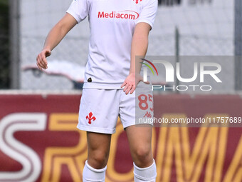 Maria Luisa Filangeri of A.C.F. Fiorentina plays during the 9th day of the Serie A Femminile eBay Championship between A.S. Roma and A.C.F....