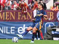 Moeka Minami of A.S. Roma Femminile plays during the 9th day of the Serie A Femminile eBay Championship between A.S. Roma and A.C.F. Fiorent...