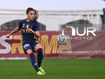 Benedetta Glionna of A.S. Roma Femminile is in action during the 9th day of the Serie A Femminile eBay Championship between A.S. Roma and A....