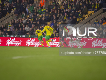 Kellogg's advertising boards are seen during the Sky Bet Championship match between Norwich City and Bristol City at Carrow Road in Norwich,...