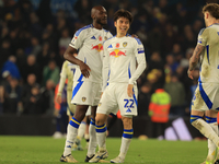 Ao Tanaka (Leeds United) after the Sky Bet Championship match between Leeds United and Queens Park Rangers at Elland Road in Leeds, United K...