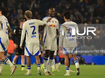 Josuha Guilavogui (Leeds United) after the Sky Bet Championship match between Leeds United and Queens Park Rangers at Elland Road in Leeds,...