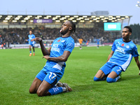 During the Sky Bet League 1 match between Peterborough and Cambridge United in Peterborough, England, on November 9, 2024. (