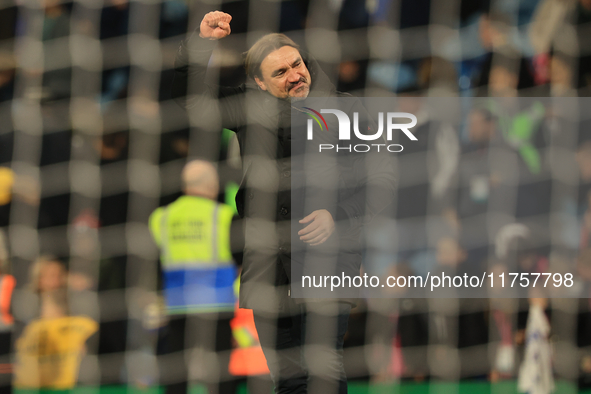 Daniel Farke, Leeds United manager, after the Sky Bet Championship match between Leeds United and Queens Park Rangers at Elland Road in Leed...