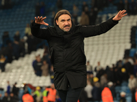 Daniel Farke, Leeds United manager, after the Sky Bet Championship match between Leeds United and Queens Park Rangers at Elland Road in Leed...