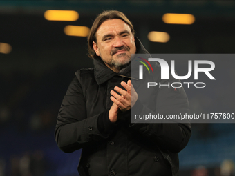 Daniel Farke, Leeds United manager, after the Sky Bet Championship match between Leeds United and Queens Park Rangers at Elland Road in Leed...