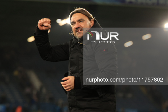 Daniel Farke, Leeds United manager, after the Sky Bet Championship match between Leeds United and Queens Park Rangers at Elland Road in Leed...