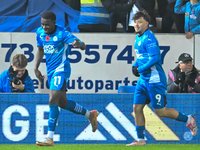 Kwame Poku (11 Peterborough United) celebrates after scoring the team's sixth goal during the Sky Bet League 1 match between Peterborough an...