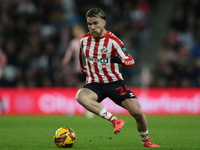 Aaron Connolly of Sunderland plays during the Sky Bet Championship match between Sunderland and Coventry City at the Stadium Of Light in Sun...