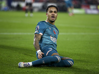 Justin Kluivert of Bournemouth celebrates his goal during the Premier League match between Brentford and Bournemouth at the Gtech Community...