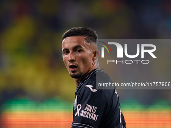 Yeremy Pino of Villarreal CF looks on during the LaLiga EA Sports match between Villarreal CF and Deportivo Alaves at Estadio de la Ceramica...