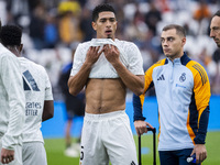 Jude Bellingham of Real Madrid CF appears during the La Liga EA Sports 2024/25 football match between Real Madrid CF and CA Osasuna at Estad...