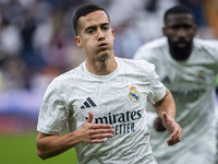 Lucas Vazquez of Real Madrid CF is seen during the La Liga EA Sports 2024/25 football match between Real Madrid CF and CA Osasuna at Estadio...