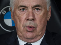 Carlo Ancelotti, head coach of Real Madrid CF, is seen during the La Liga EA Sports 2024/25 football match between Real Madrid CF and CA Osa...