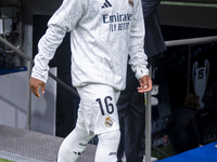 Endrick Felipe Moreira de Sousa of Real Madrid CF enters the field during the La Liga EA Sports 2024/25 football match between Real Madrid C...