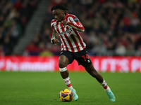 Romaine Mundle plays during the Sky Bet Championship match between Sunderland and Coventry City at the Stadium Of Light in Sunderland, Engla...