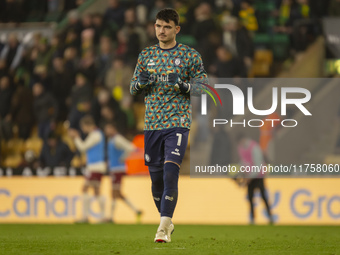 Max O'Leary of Bristol City celebrates their win after the Sky Bet Championship match between Norwich City and Bristol City at Carrow Road i...