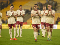 Jason Knight of Bristol City applauds their supporters after the Sky Bet Championship match between Norwich City and Bristol City at Carrow...