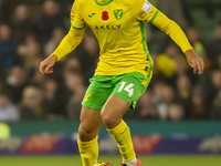 Ben Chrisene of Norwich City is on the ball during the Sky Bet Championship match between Norwich City and Bristol City at Carrow Road in No...