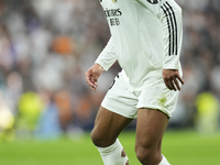 Jude Bellingham central midfield of Real Madrid and England during the La Liga match between Real Madrid CF and CA Osasuna at Estadio Santia...