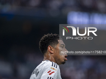 Jude Bellingham of Real Madrid CF is seen during the La Liga EA Sports 2024/25 football match between Real Madrid CF and CA Osasuna at Estad...