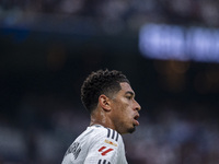 Jude Bellingham of Real Madrid CF is seen during the La Liga EA Sports 2024/25 football match between Real Madrid CF and CA Osasuna at Estad...