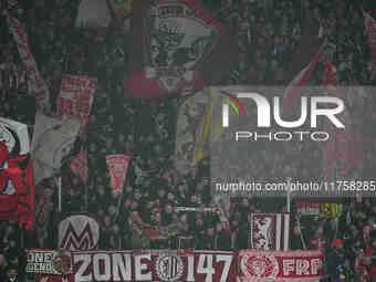  Rb Leipzig fans  during the Bundesliga match between RB Leipzig and Borussia Mönchengladbach at Red Bull arena, Leipzig, Germany on Novembe...