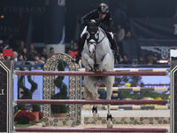 Piergiorgio Bucci rides Kiss Me Fabulesse during the International Winning Round CSI5*-W Trophy No. 5 presented by Crivelli at Jumping Veron...