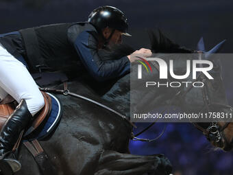 Peder Fredricson rides Alcapone Des Carmille during the International Winning Round CSI5*-W Trophy No. 5 presented by Crivelli at Jumping Ve...