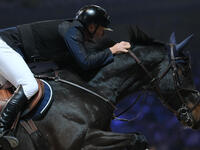 Peder Fredricson rides Alcapone Des Carmille during the International Winning Round CSI5*-W Trophy No. 5 presented by Crivelli at Jumping Ve...