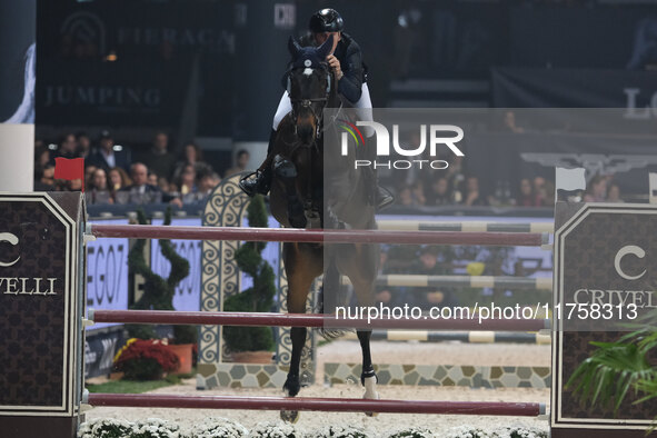 Peder Fredricson rides Alcapone Des Carmille during the International Winning Round CSI5*-W Trophy No. 5 presented by Crivelli at Jumping Ve...