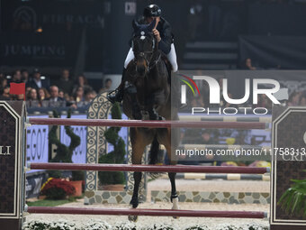 Peder Fredricson rides Alcapone Des Carmille during the International Winning Round CSI5*-W Trophy No. 5 presented by Crivelli at Jumping Ve...