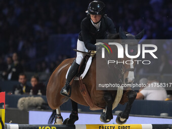 Sophie Hinners rides Iron Dames Singclair during the International Winning Round CSI5*-W Trophy No. 5 presented by Crivelli at Jumping Veron...