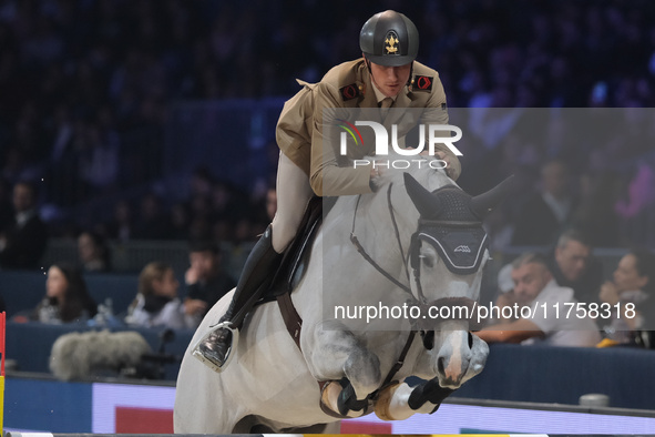 Alberto Zorzi rides Highlight W during the International Winning Round CSI5*-W Trophy No. 5 presented by Crivelli at Jumping Verona in Veron...