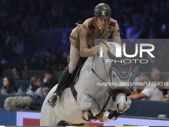 Alberto Zorzi rides Highlight W during the International Winning Round CSI5*-W Trophy No. 5 presented by Crivelli at Jumping Verona in Veron...