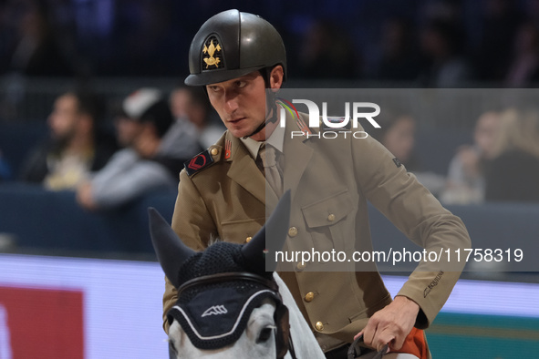 Alberto Zorzi rides Highlight W during the International Winning Round CSI5*-W Trophy No. 5 presented by Crivelli at Jumping Verona in Veron...