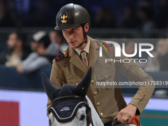 Alberto Zorzi rides Highlight W during the International Winning Round CSI5*-W Trophy No. 5 presented by Crivelli at Jumping Verona in Veron...