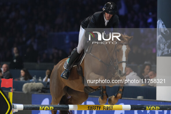 Kevin Staut rides Vida Loca Z during the International Winning Round CSI5*-W Trophy No. 5 presented by Crivelli at Jumping Verona in Verona,...