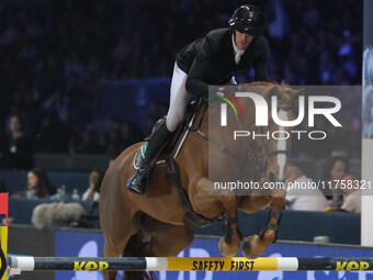 Kevin Staut rides Vida Loca Z during the International Winning Round CSI5*-W Trophy No. 5 presented by Crivelli at Jumping Verona in Verona,...