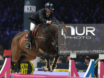 Arnaldo Bologni rides Tailormade Mequilot PS during the International Winning Round CSI5*-W Trophy No. 5 presented by Crivelli at Jumping Ve...