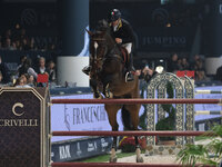 Arnaldo Bologni rides Tailormade Mequilot PS during the International Winning Round CSI5*-W Trophy No. 5 presented by Crivelli at Jumping Ve...