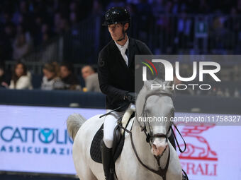 Kevin Jochems rides Casillas Van De Helle during the International Winning Round CSI5*-W Trophy No. 5 presented by Crivelli at Jumping Veron...